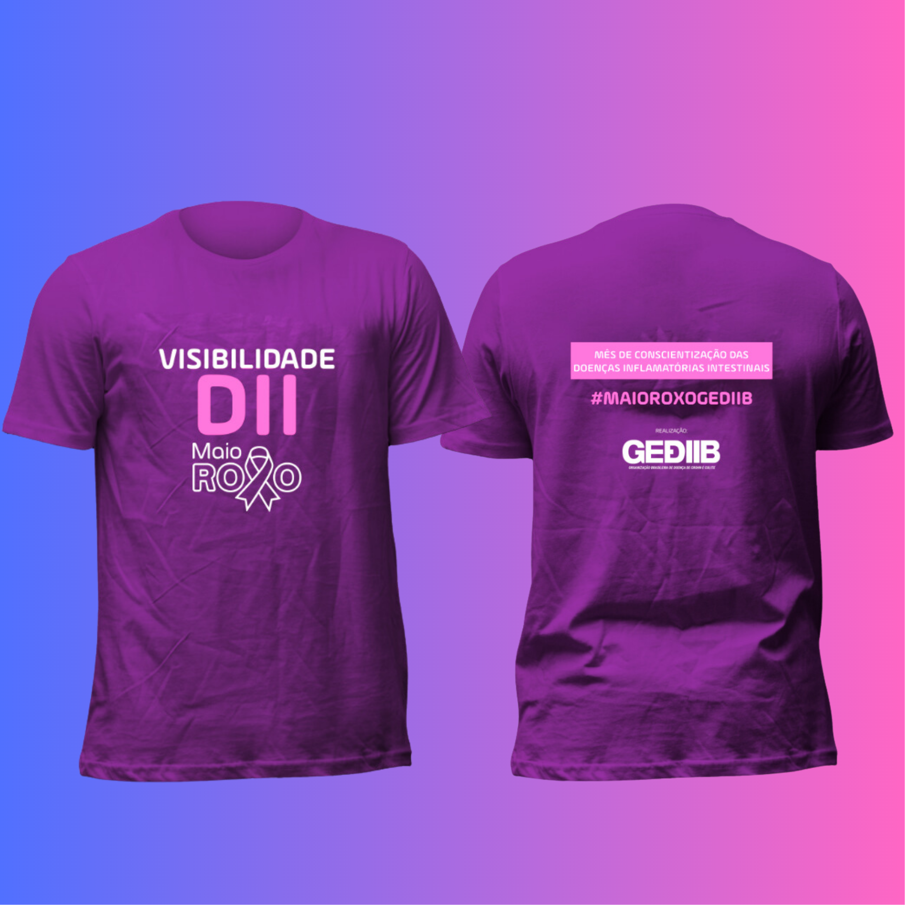 Camiseta Maio Roxo Unissex - Tamanho M