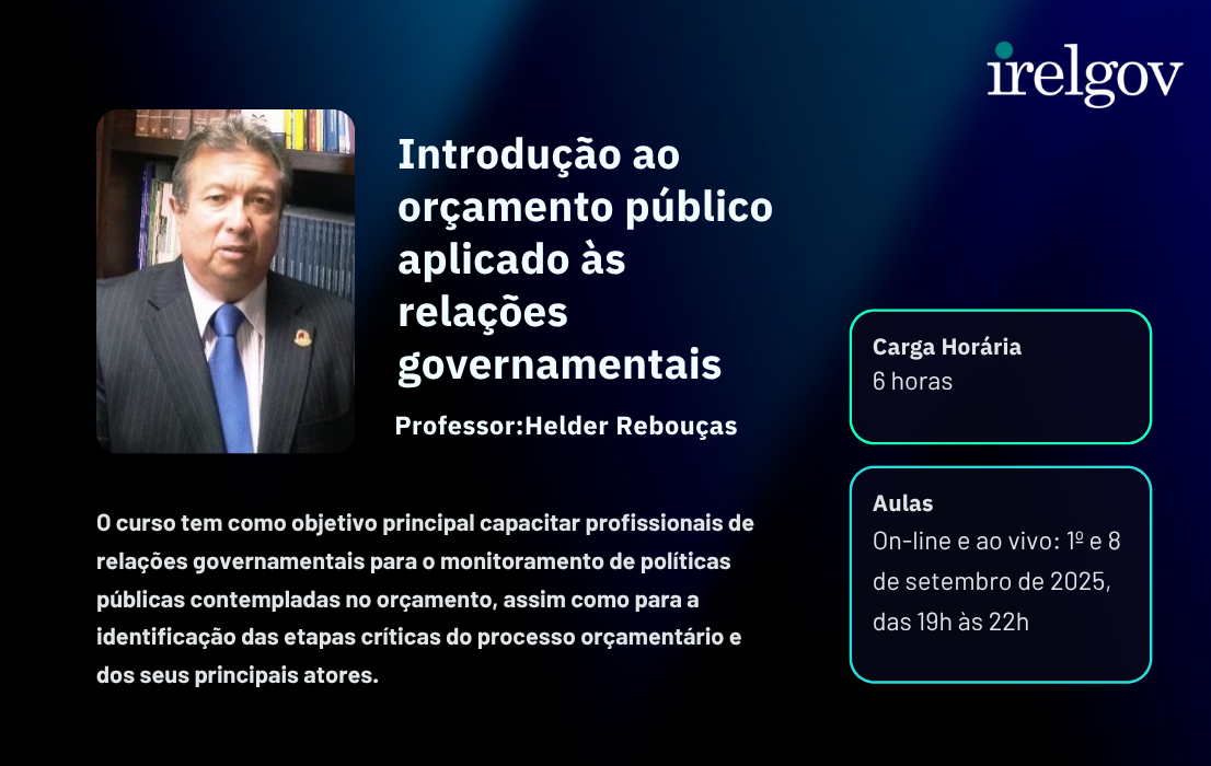 Introdução ao orçamento público aplicado às relações governamentais