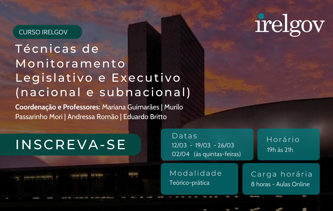 Técnicas de Monitoramento Legislativo e Executivo