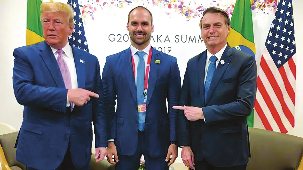 ABJD pede ao STF condenação de Eduardo Bolsonaro por articular sanções contra o Brasil em ação que denuncia ingerência dos EUA e Big Techs