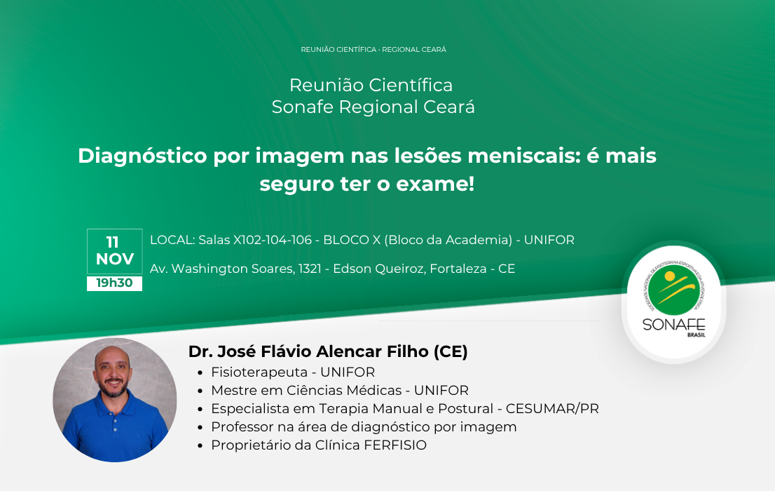 Reunião Científica SONAFE CE Novembro 2025
