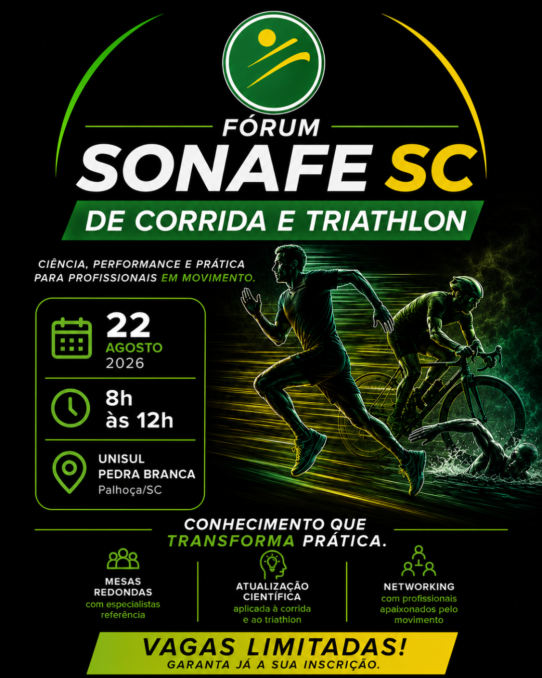I SIMPÓSIO SONAFE DE CORRIDA E TRIATHLON | REUNIÃO CIENTÍFICA SONAFE SC