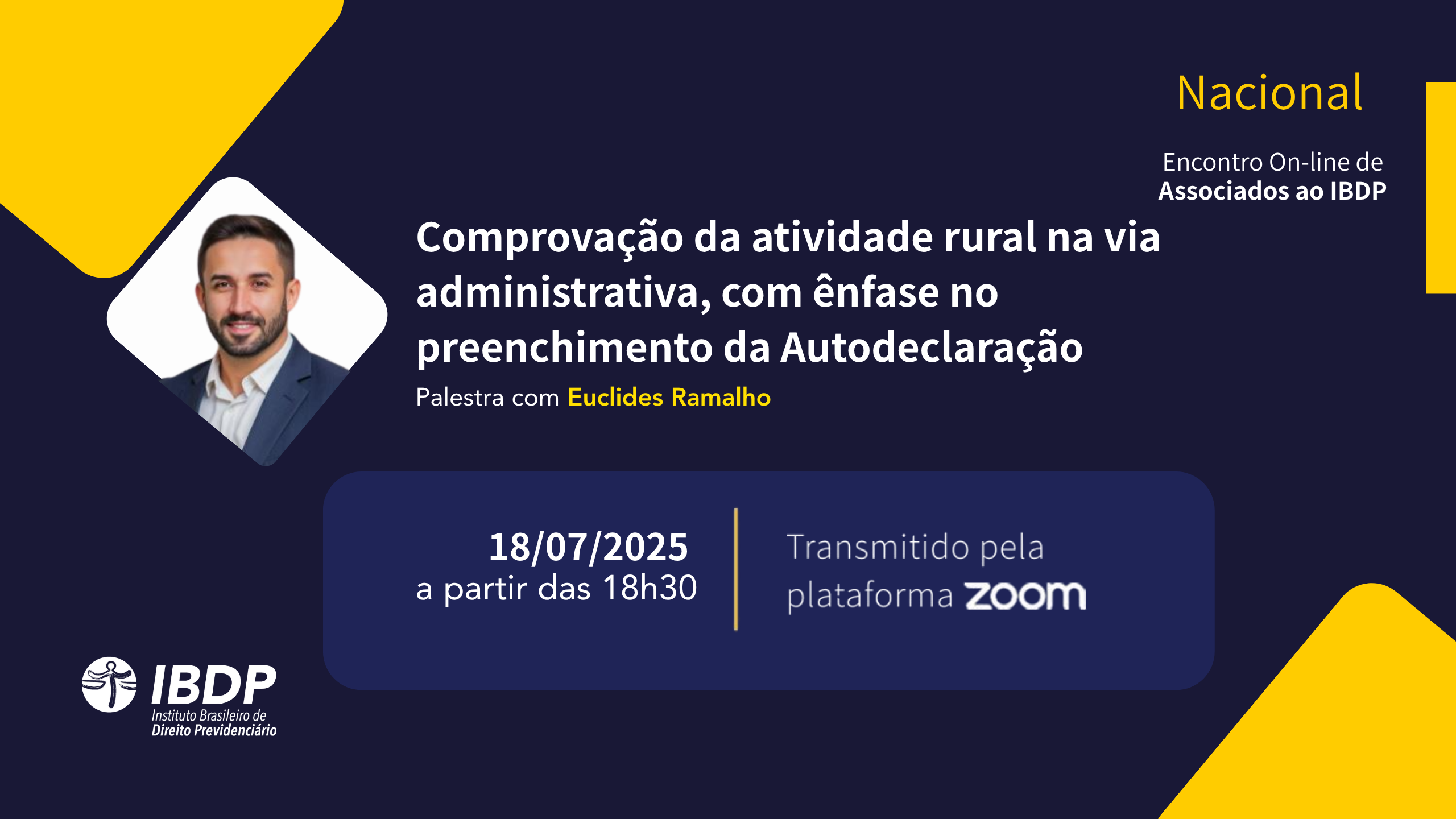 Encontro de Associados – Comprovação da atividade rural na via administrativa, com ênfase no preenchimento da Autodeclaração