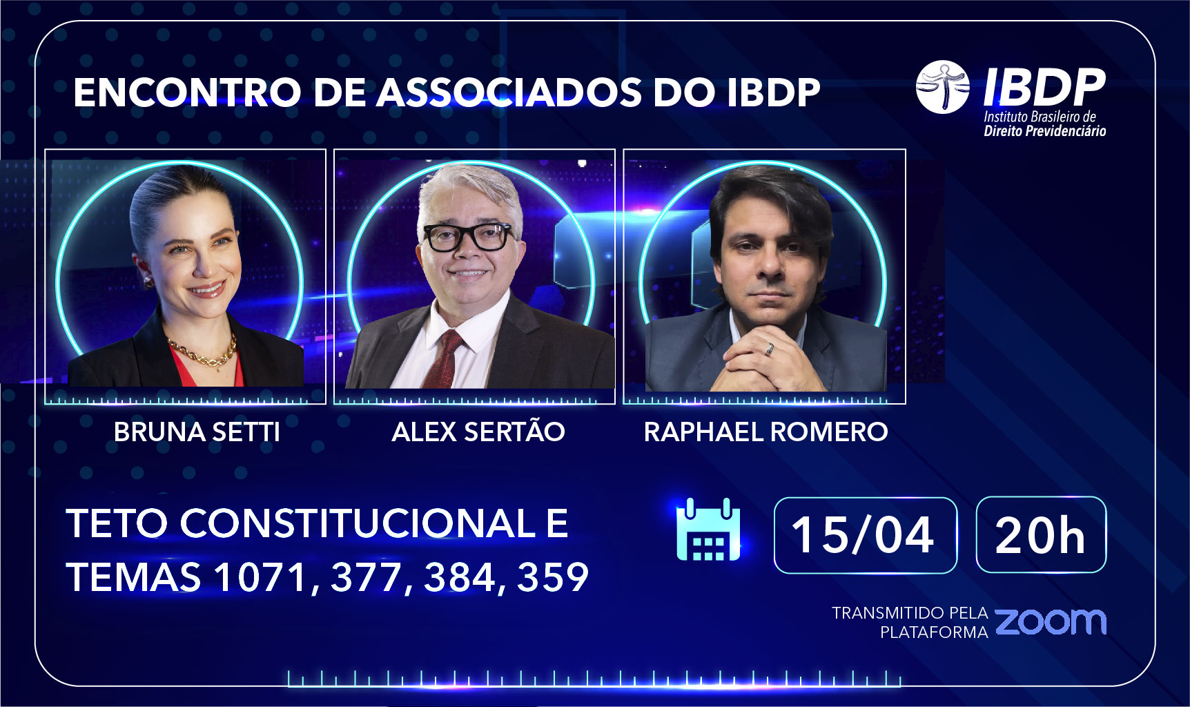 Encontro de Associados – Teto Constitucional e Temas 1071, 377, 384 e 359