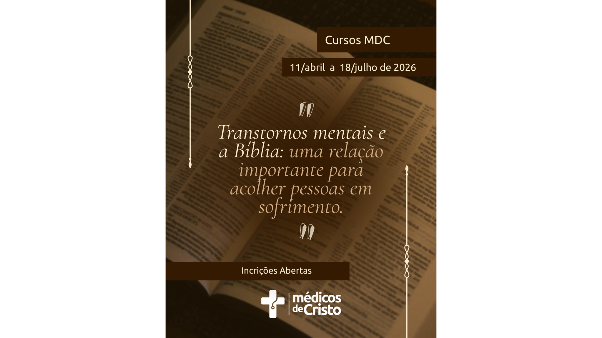 TRANSTORNOS MENTAIS E A BÍBLIA