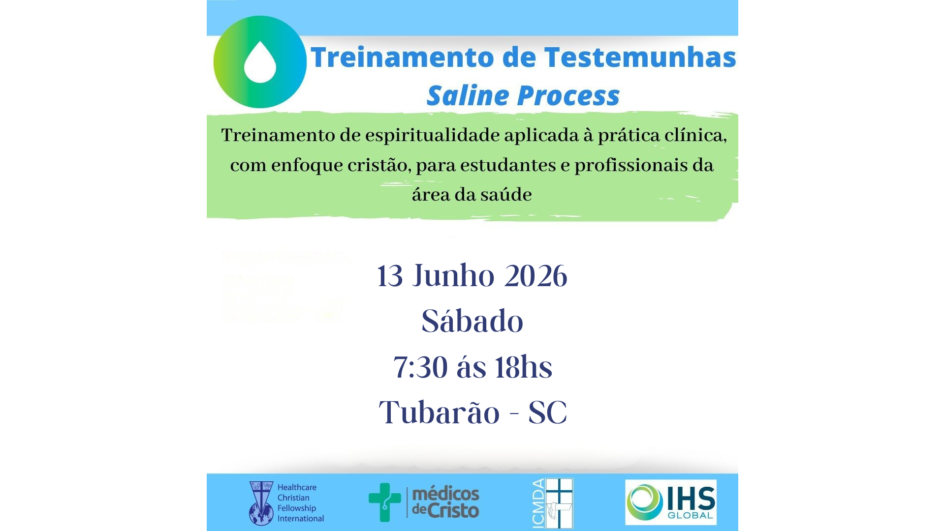 SALINE PROCESS  - Treinamento de Testemunhas Tubarão/SC