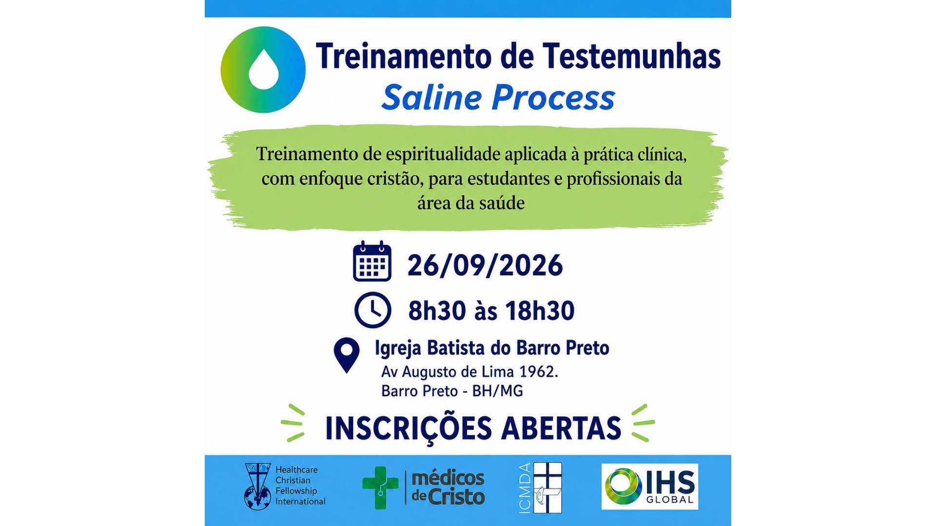 SALINE PROCESS - Treinamento de Testemunhas Belo Horizonte/MG