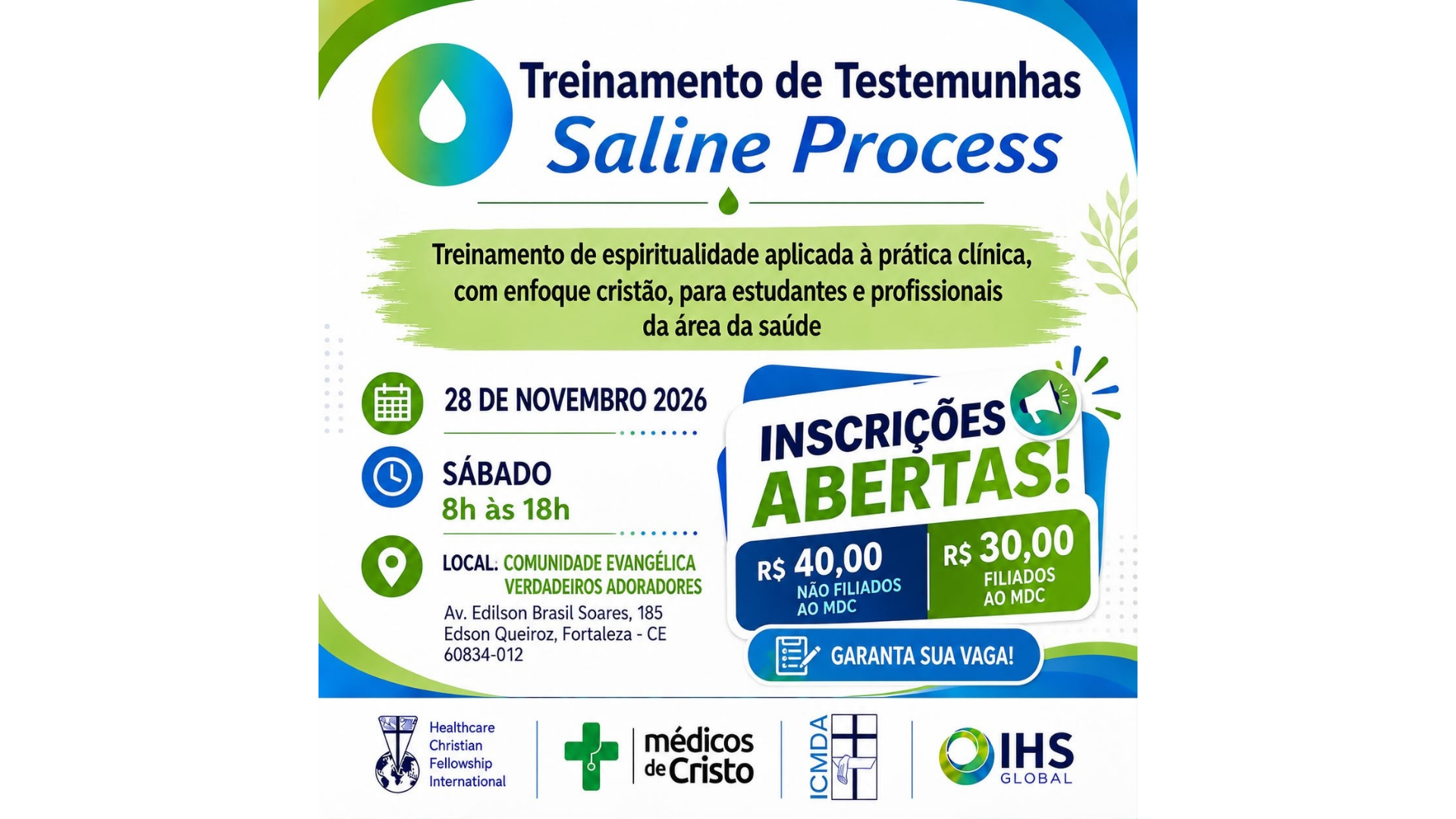 SALINE PROCESS  - Treinamento de Testemunhas Fortaleza/CE